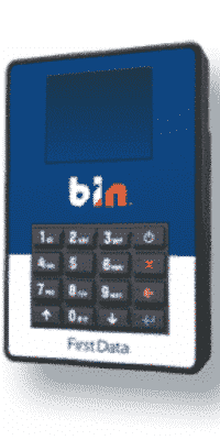  débito, máquina de antecipação, máquina bin, first data, crédito parcelado, maquininha de cartão