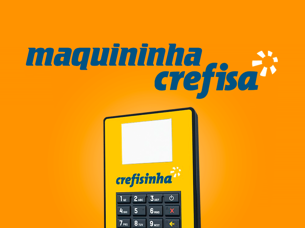 crefisinha, maquineta de cartão, crefisa, maquininha da crefisa