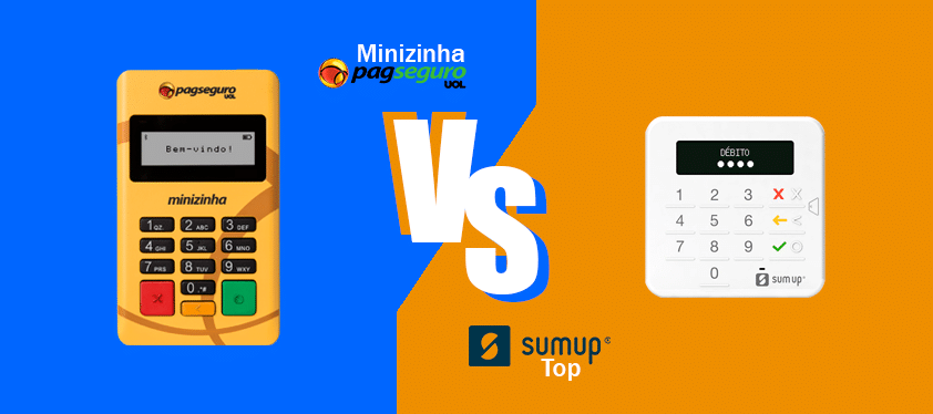 Descubra se a Sumup Top é uma maquininha de cartão melhor do que a Minizinha, maquininha de cartão, da Pagseguro - Uol Pagamentos