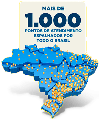 a crefisinha já conta com mais de mil pontos de atendimento espalhados por todo o Brasil