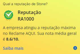 miniatura reclame aqui stone