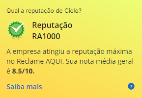 miniatura reclame aqui cielo