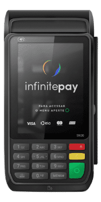 imagem ilustrativa da máquina de cartão infinitepay