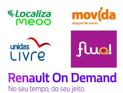 logo: localiza, movida, unidas livre, flua! renault on demand